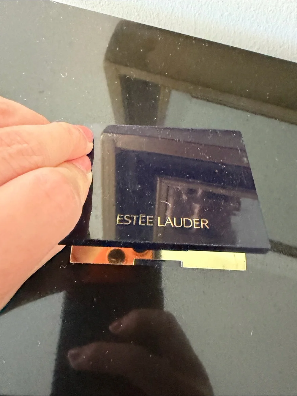 🗽NEW Estee Lauder Navy Blue and Gold Compact Eyeshadow